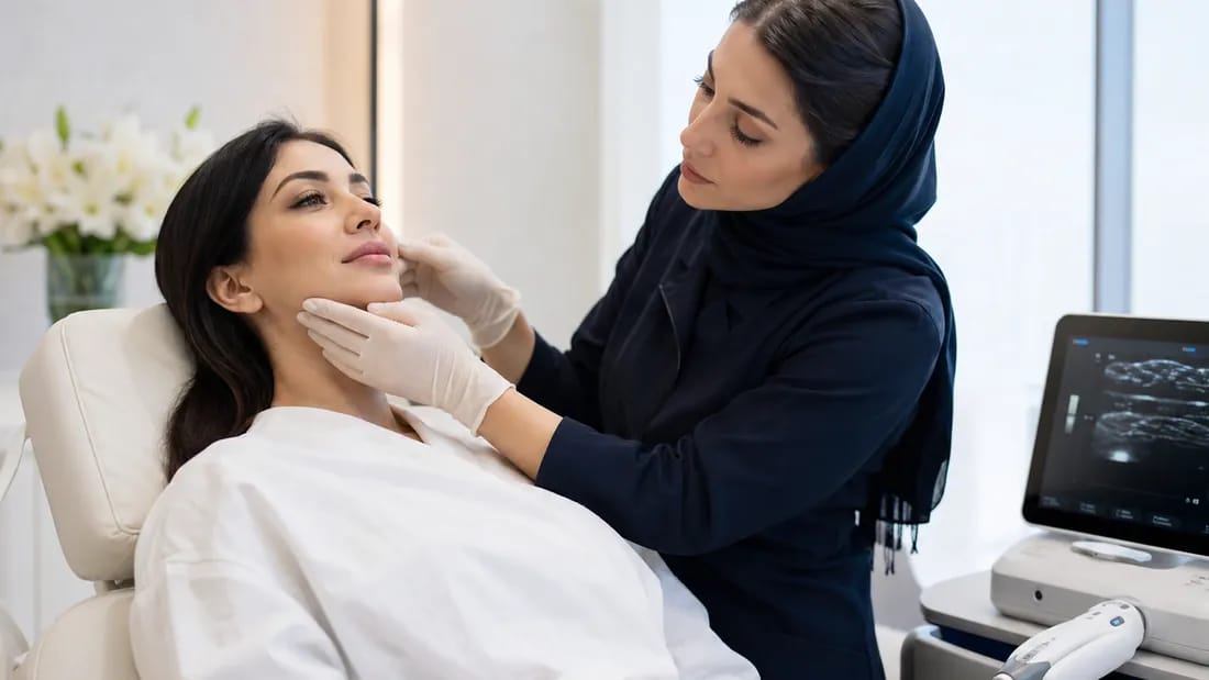 بررسی پوست پس از هایفوتراپی صورت