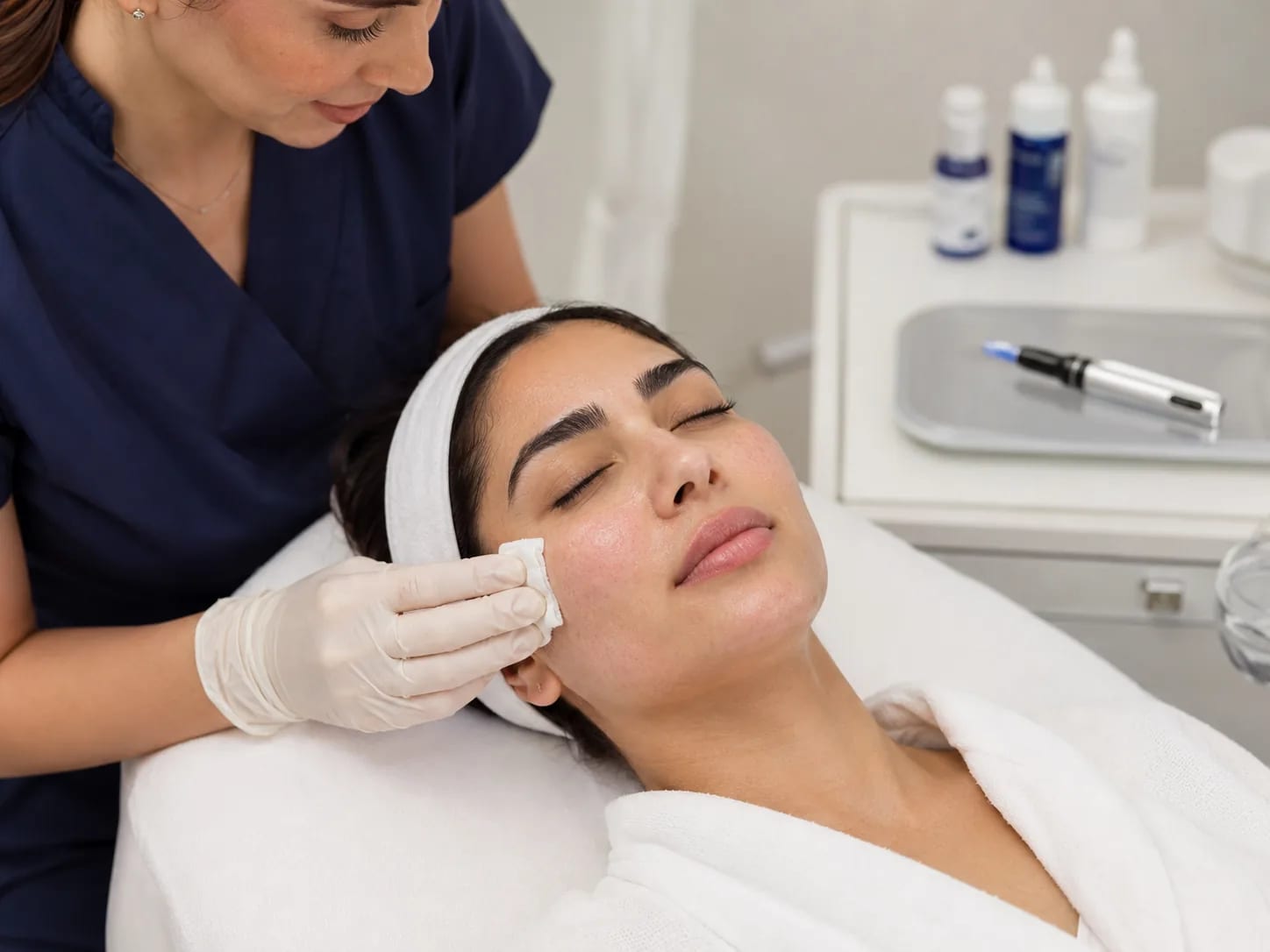 انجام فیشیال تخصصی و پاکسازی عمقی پوست صورت در مرکز دکتر مرجان خلیلی تهران
