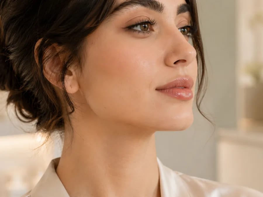 نتیجه طبیعی تزریق ژل و فیلر لب، گونه و خط فک