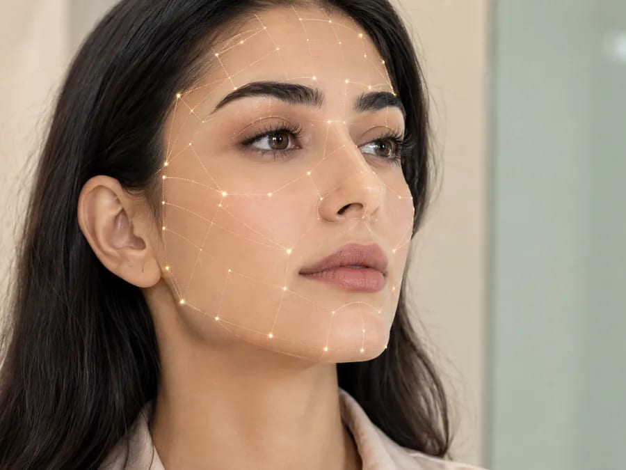 نقشه نقاط تزریق MD Codes برای کانتورینگ و فرمدهی صورت